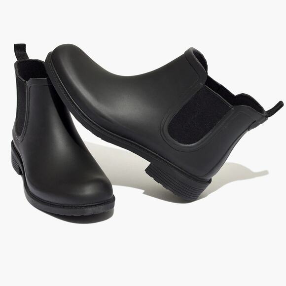 Madewell Shoes - Madewell The Chelsea Rain Boot True Black - 8